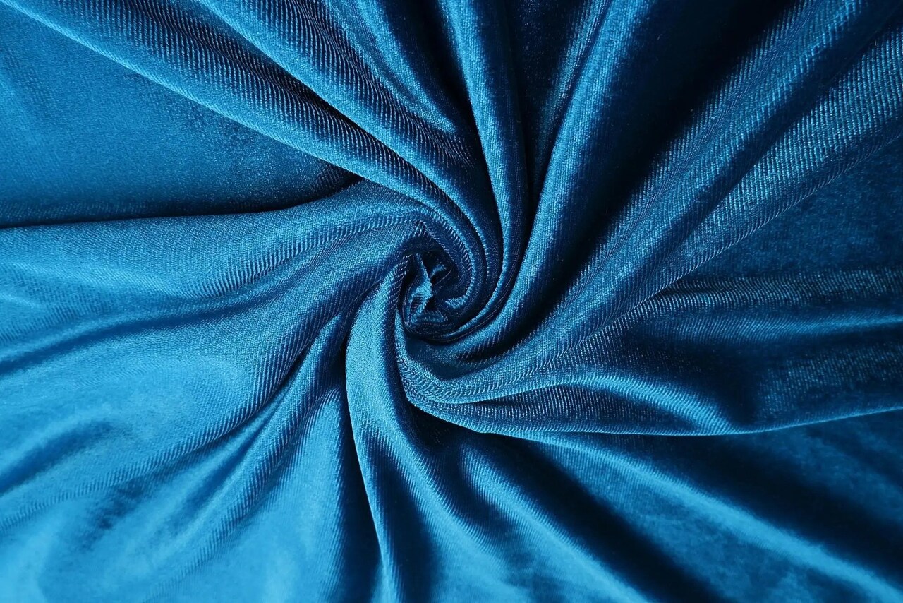 1 Yard Velvet Solid Fabric Soft Stretch Luxurious Feel 58/60" Wide
